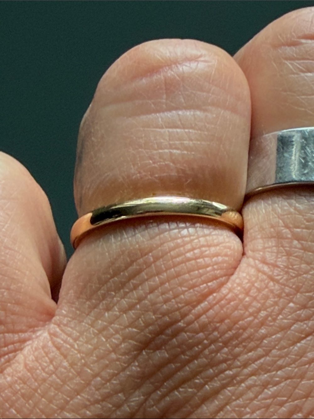 14K Yellow Gold Simple Band Ring